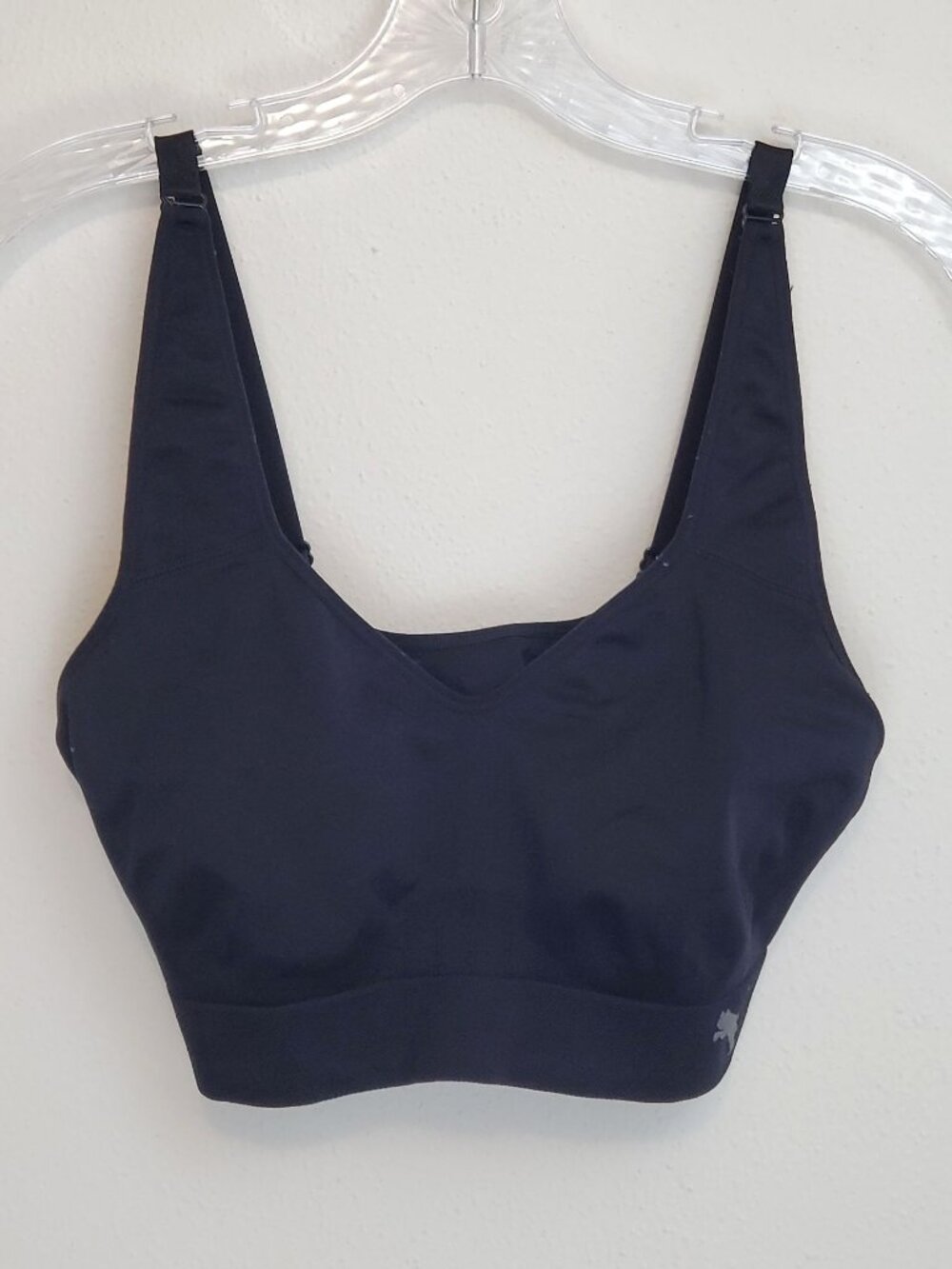 Puma black convertible strap sports bra